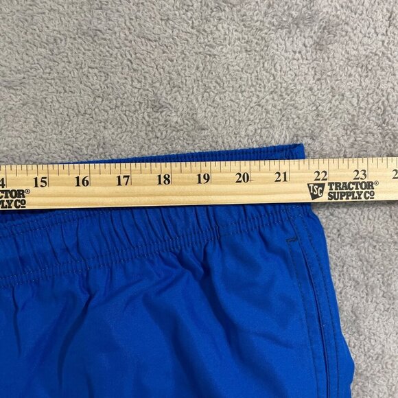 NWOT Lands' End Men's XXL Blue Swim Trunks With Elastic Waistband - Picture 3 of 9